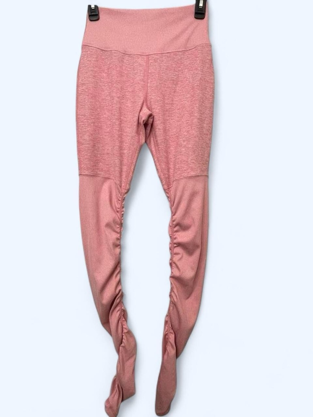 ALO Yoga Goddess Pink Ruched Leggings